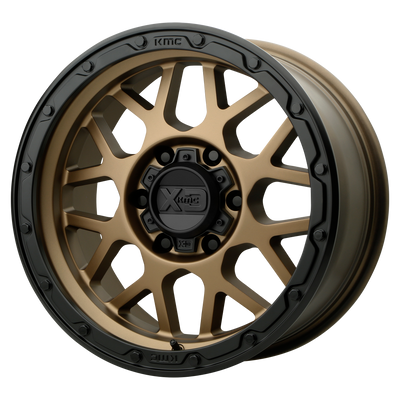 XD XD135 GRENADE OR 17X9 MATTE BRONZE MATTE BLACK LIP 6X5.5 - XD13579068618