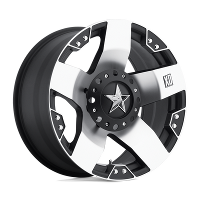XD XD775 ROCKSTAR 17X9 MACHINED FACE WITH MATTE BLACK WINDOWS 5X5.5 - XD77579055512N