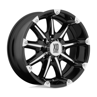 XD XD779 BADLANDS 18X9 GLOSS BLACK MACHINED 5X5.5 - XD77989055312N