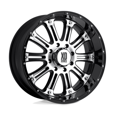 XD XD795 HOSS 18X9 GLOSS BLACK MACHINED 8X6.5 - XD79589080818