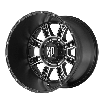 XD XD809 RIOT 18X9 MATTE BLACK MACHINED 6X5.5 - XD80989068718A