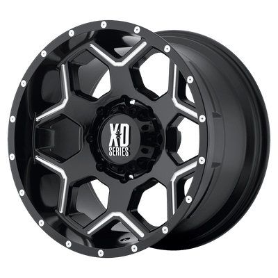 XD XD812 CRUX 18X9 GLOSS BLACK MILLED 6X5.5 - XD81289068318