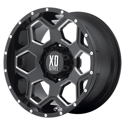 XD XD813 BATALLION 20X10 GLOSS BLACK MILLED 5X5.0 - XD81321050324N