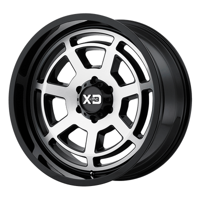 XD XD824 BONES 20X10 GLOSS BLACK MACHINED FACE 5X5.0 - XD82421050524N