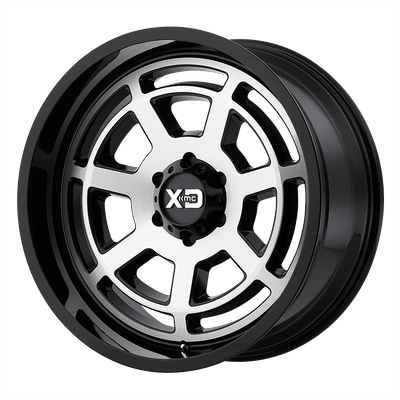 XD XD824 BONES 20X10 GLOSS BLACK MACHINED FACE 6X135 - XD82421063524N