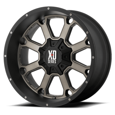 XD XD825 BUCK 25 20X14 MATTE BLACK DARK TINT 6X135/5.5 - XD82520467776N