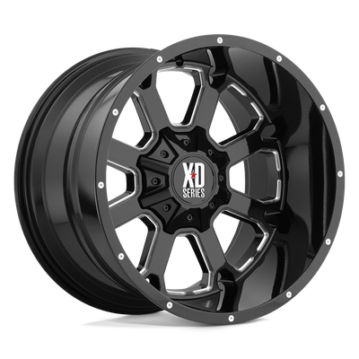 XD XD825 BUCK 25 20X10 GLOSS BLACK MILLED 5X5.5/150 - XD82521086324N