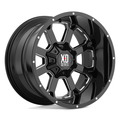 XD XD825 BUCK 25 20X10 GLOSS BLACK MILLED 8X170 - XD82521087324NA