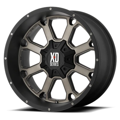 XD XD825 BUCK 25 20X9 MATTE BLACK DARK TINT 6X135 - XD82529063730