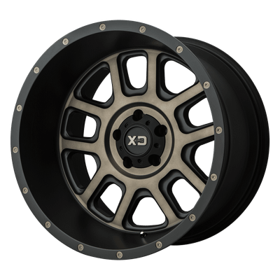 XD XD828 DELTA 20X12 MATTE BLACK W/ DARK TINT CLEAR 6X5.5 - XD82821268944N