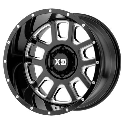 XD XD828 DELTA 20X12 GLOSS BLACK MILLED 8X170 - XD82821287344N