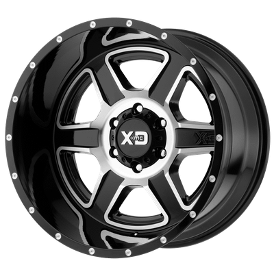 XD XD832 FUSION 20X9 GLOSS BLACK MACHINED 8X170 - XD83229087518