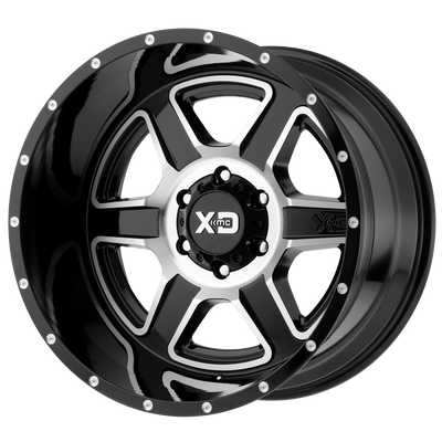 XD XD832 FUSION 18X9 GLOSS BLACK MACHINED 8X170 - XD83289087518