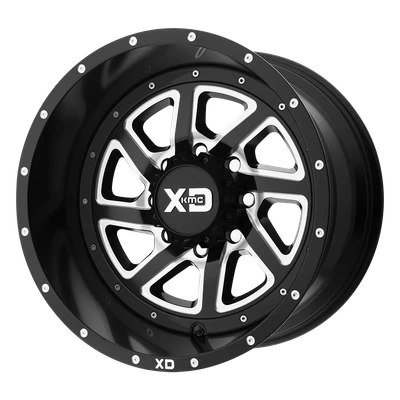 XD XD833 RECOIL 22X10 SATIN BLACK MILLED WITH REVERSIBLE RING 6X135 - XD83322063918N