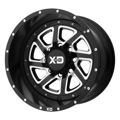 XD XD833 RECOIL 17X9 SATIN BLACK MILLED WITH REVERSIBLE RING 6X5.5 - XD83379068912N