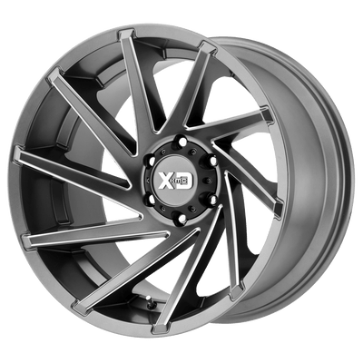 XD XD834 CYCLONE 20X12 SATIN GRAY MILLED 8X6.5 - XD83421280444N
