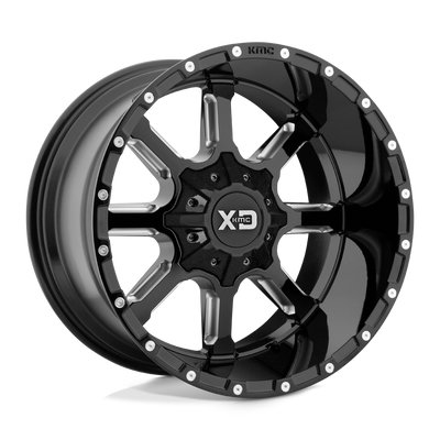 XD XD838 MAMMOTH 22X10 GLOSS BLACK MILLED 6X135/5.5 - XD83822067312