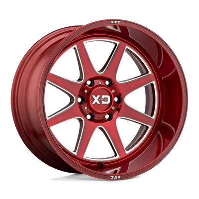 XD XD844 PIKE 20X12 BRUSHED RED WITH MILLED ACCENT 5X5.0 - XD84421250944N
