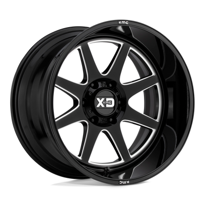 XD XD844 PIKE 22X12 GLOSS BLACK MILLED 6X135 - XD84422263344N