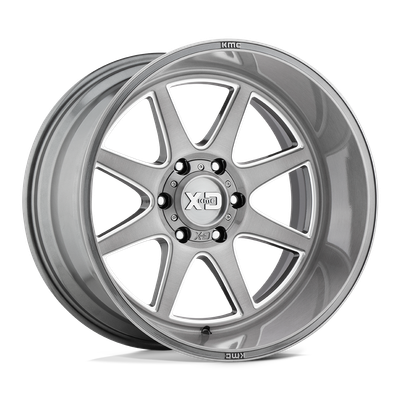 XD XD844 PIKE 22X12 TITANIUM BRUSHED MILLED 8X6.5 - XD84422280644N