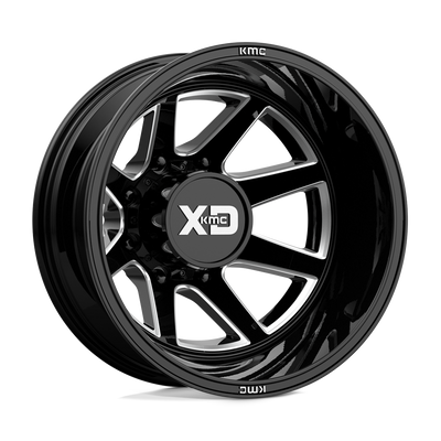 XD XD845 PIKE DUALLY 20X8.25 GLOSS BLACK MILLED - REAR 8X210 - XD845208893227N
