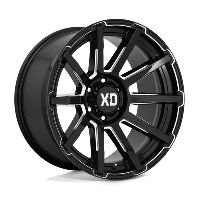 XD XD847 OUTBREAK 18X9 GLOSS BLACK MILLED 6X120 - XD84789077300