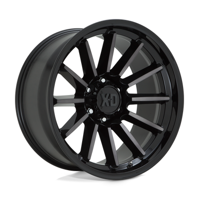 XD XD855 LUXE 17X9 GLOSS BLACK MACHINED WITH GRAY TINT 6X120 - XD85579077418