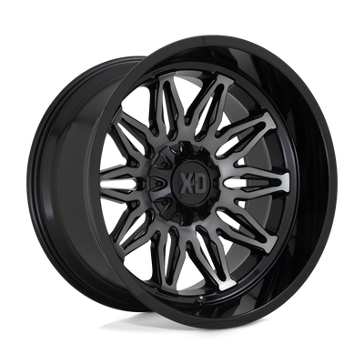 XD XD859 GUNNER 20X10 GLOSS BLACK MACHINED WITH GRAY TINT 6X135/5.5 - XD85921067418N XD XD859 GUNNER 20X10 GLOSS BLACK MACHINED WITH GRAY TINT 6X135/5.5 - XD85921067418N
