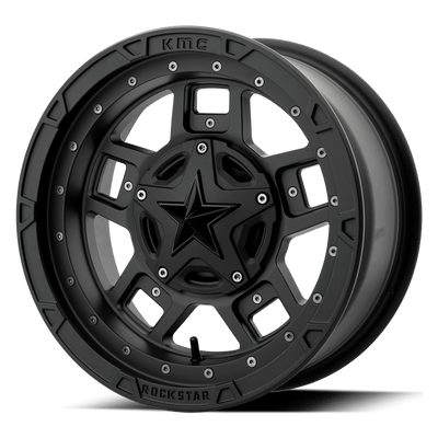 XD Powersports XS827 RS3 16X7 SATIN BLACK 4X156 - XS82767044700