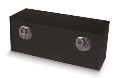 Top Mount; Black Steel Truck Tool Box 60in.Lx12in.Wx16in.H Single Door 64210121