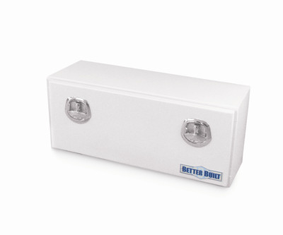Heavy Duty; White Steel Underbody Tool Box 48in.Lx18in.Wx18in.H Double Latch 65210167