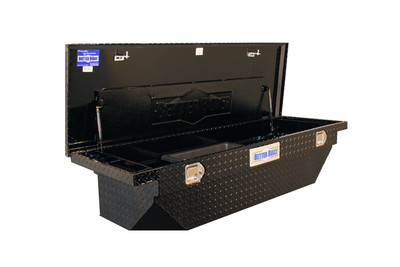 60in. Crossover BLACK Single Lid LO-PRO; Universal;Truck Tool Box 73210096