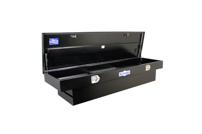 63in. Crossover Single Lid Black Steel Truck Tool Box for Mid-Size Trucks 73210128
