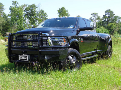 Sport Winch-Ready Front Bumper with Grille Guard FBD105BLRS