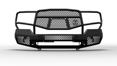 Midnight Front Bumper with Grille Guard for Select GMC Sierra 2500, 3500 HD MFG151BM1