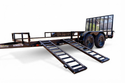 7x16 7k GVWR Landscaper ATV Trailer
