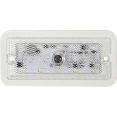 5.8 INCH RECTANGULAR LED INTERIOR DOME LIGHT WITH BUILT-IN SWITCH