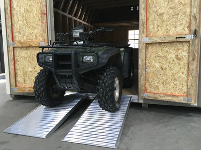 Aluminum Shed Ramp 23 x 48 inches (2 Pack)