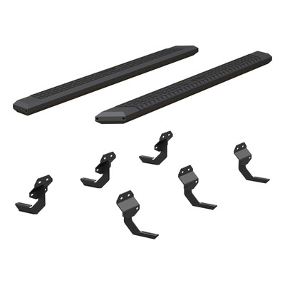 5.5 AdvantEDGE Side Bar with Brackets, Black Powder Coat 2556010