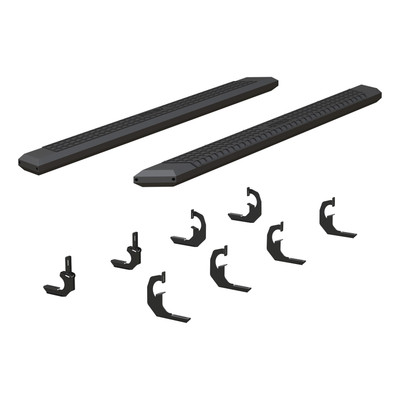 5.5 AdvantEDGE Side Bar with Brackets, Black Powder Coat 2556022