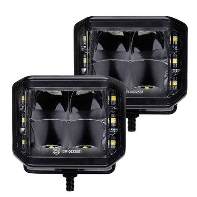 Blackout Series Lights - Pair of 4x3 Cube LED Sideline Spot Light Kit 750700321SCS