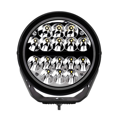 Blackout Series Lights - 7" Round LED Driving Light With Daytime Running Lights 750800711DRS