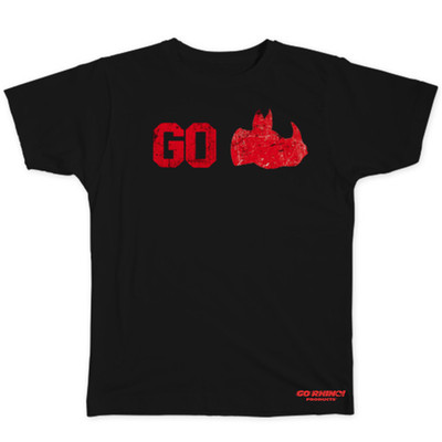 GO RHINO! Rhino Head T-Shirt-L EX0067L