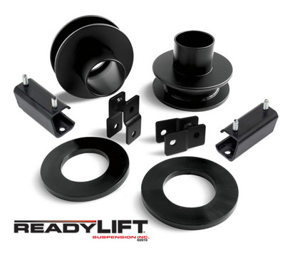 2.5in. FRONT COIL SPACER KIT WITH SWAY BAR EXTENSIONS AND POLY SOUND ISOLATORS 66-2011
