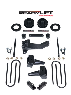 2.5'' SST Lift Kit with 4'' Rear Tapered Blocks - 1 pc Drive Shaft without Shock 69-2513
