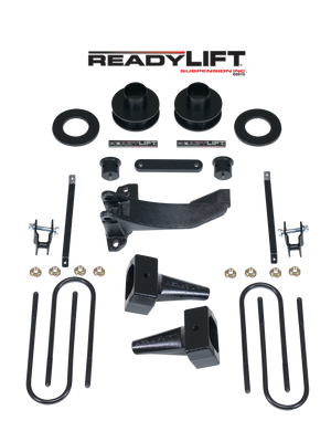 2.5'' SST Lift Kit with 4'' Rear Tapered Blocks - 1 pc Drive Shaft without Shock 69-2518