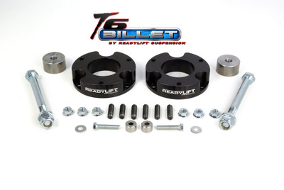 2.25'' Leveling Kit T6 Billet Black without Shocks T6-5055-K