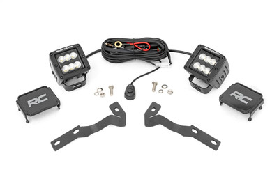 LED Light Kit | Ditch Mount | 2 Black Pair | Flood | Toyota Tacoma (16-23) 71081