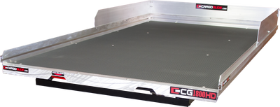 Slide Out Cargo Tray, 1800 lb capacity, 70% ext 6 bearings, Alum Tie-Down Rails CG1800HD-7046