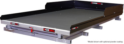 Slide Out Cargo Tray, 2200lb capacity, 100% ext 28 bearings, Alum Tie-Down Rails CG2200XL-9535-LP